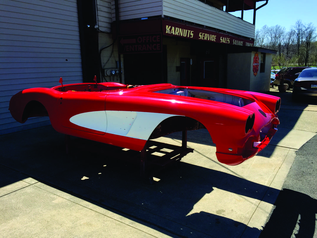 1959 Corvette Restoration - Finished two-tone paint