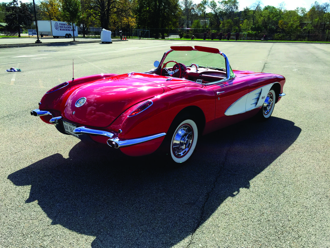 1959 Corvette Restoration - Complete Rear View